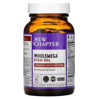 New Chapter Wholemega Fish Oil, 60 капсул New Chapter Wholemega Fish Oil, 60 капсул