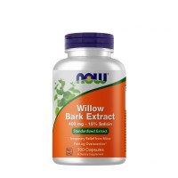 NOW Willow Bark Extract 400 mg, 100 капсул NOW Willow Bark Extract 400 mg, 100 капсул