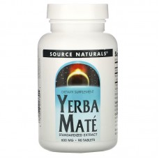 Source Naturals Yerba Mate 600 mg, 90 таблеток Source Naturals Yerba Mate 600 mg, 90 таблеток