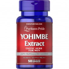 Puritan's Pride Yohimbe Extract, 50 капсул Puritan's Pride Yohimbe Extract, 50 капсул