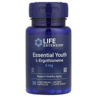 Life Extension Essential Youth L-Ergothioneine 5 mg, 30 вегакапсул Life Extension Essential Youth L-Ergothioneine 5 mg, 30 вегакапсул