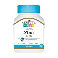 21st Century Zinc 50 mg, 110 таблеток 21st Century Zinc 50 mg, 110 таблеток