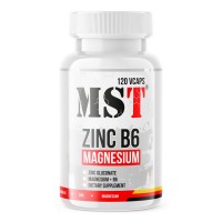 MST Nutrition Zinc B6 Magnesium, 120 вегакапсул MST Nutrition Zinc B6 Magnesium, 120 вегакапсул