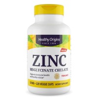 Healthy Origins Zinc Bisglycinate Chelate 50 mg, 120 вегакапсул Healthy Origins Zinc Bisglycinate Chelate 50 mg, 120 вегакапсул