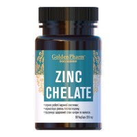Golden Pharm Zinc Chelate, 90 вегакапсул Golden Pharm Zinc Chelate, 90 вегакапсул