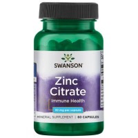 Swanson Zinc Citrate 30 mg, 60 капсул Swanson Zinc Citrate 30 mg, 60 капсул