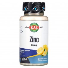 KAL Zinc 5 mg, 60 мікро таблеток - Лимон