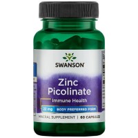 Swanson Zinc Picolinate 22 mg, 60 капсул