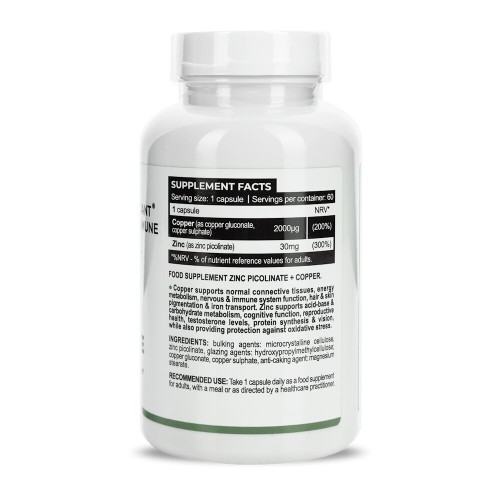 Progress Nutrition Zinc Picolinate 30 mg + Copper, 60 капсул CN16434 Progress Nutrition Progress Nutrition Zinc Picolinate 30 mg + Copper, 60 капсул CN16434 Progress Nutrition