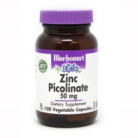 Bluebonnet Nutrition Zinc Picolinate 50 mg, 100 вегакапсул Bluebonnet Nutrition Zinc Picolinate 50 mg, 100 вегакапсул