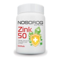 Nosorog Zinc 50 mg, 100 таблеток Nosorog Zinc 50 mg, 100 таблеток