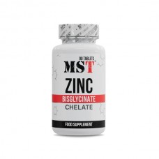 MST Nutrition Zinc Chelate Bisglycinate, 90 таблеток MST Nutrition Zinc Chelate Bisglycinate, 90 таблеток