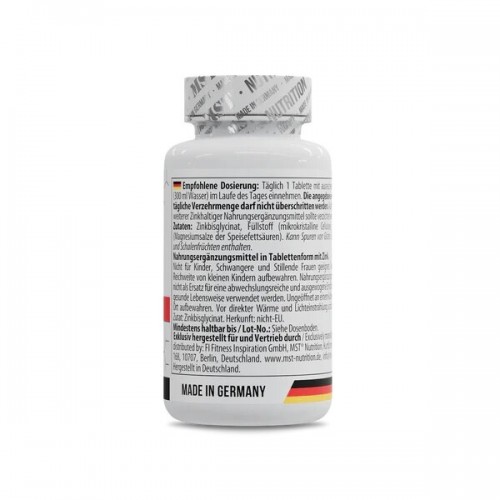 MST Nutrition Zinc Chelate Bisglycinate, 90 таблеток CN14334 MST MST Nutrition Zinc Chelate Bisglycinate, 90 таблеток CN14334 MST