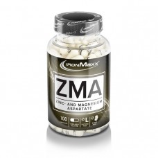 Стимулятор тестостерона IronMaxx ZMA, 100 капсул