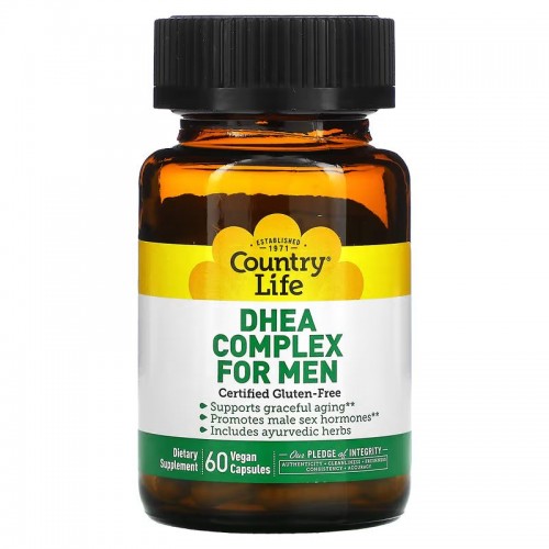Country Life DHEA Complex for Men, 60 вегакапсул CN13292 Country Life
