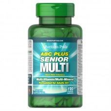 Витамины и минералы Puritan's Pride ABC Plus Senior Multi, 120 каплет Витамины и минералы Puritan's Pride ABC Plus Senior Multi, 120 каплет