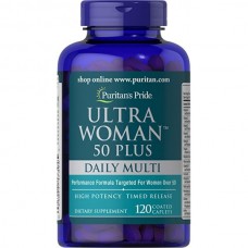 Puritan's Pride Ultra Woman 50 Plus, 120 каплет Puritan's Pride Ultra Woman 50 Plus, 120 каплет