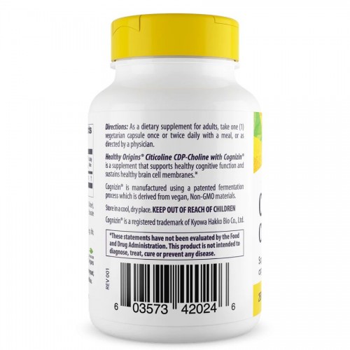 Витамины и минералы Healthy Origins Citicoline CDP-Choline 250 mg, 60 вегакапсул CN13694 Healthy Origins Витамины и минералы Healthy Origins Citicoline CDP-Choline 250 mg, 60 вегакапсул CN13694 Healthy Origins