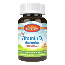 Витамины и минералы Carlson Labs Kid's Vitamin D3 Gummies, 60 желеек Фрукты