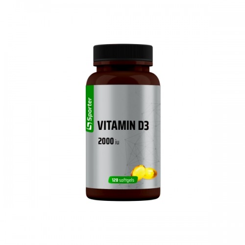 Sporter Sporter Vitamin D3 2000 IU, 120 капсул CN15846 