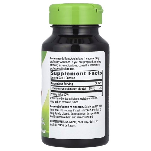 Nature's Way Potassium 99 mg, 100 таблеток CN16388 Nature's Way Potassium 99 mg, 100 таблеток CN16388