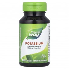 Nature's Way Potassium 99 mg, 100 таблеток Nature's Way Potassium 99 mg, 100 таблеток