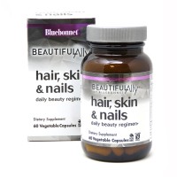 Витамины и минералы Bluebonnet Hair Skin and Nails, 60 капсул - Beautiful Ally Витамины и минералы Bluebonnet Hair Skin and Nails, 60 капсул - Beautiful Ally