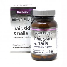 Витамины и минералы Bluebonnet Hair Skin and Nails, 60 капсул - Beautiful Ally Витамины и минералы Bluebonnet Hair Skin and Nails, 60 капсул - Beautiful Ally