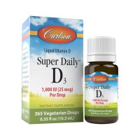 Витамины и минералы Carlson Labs Super Daily D3 1000 UI, 10.3 мл Витамины и минералы Carlson Labs Super Daily D3 1000 UI, 10.3 мл