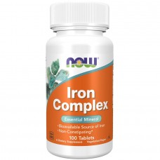 NOW Iron Complex, 100 таблеток NOW Iron Complex, 100 таблеток