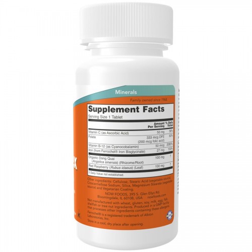 NOW Iron Complex, 100 таблеток CN11528 NOW NOW Iron Complex, 100 таблеток CN11528 NOW