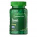 Витамины и минералы Puritan's Pride Iron Ferrous Sulfate 65 mg, 100 таблеток CN12877 