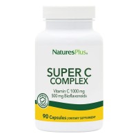 Витамины и минералы Natures Plus Super C Complex, 90 вегакапсул Витамины и минералы Natures Plus Super C Complex, 90 вегакапсул
