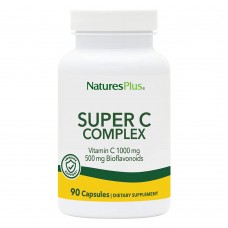 Витамины и минералы Natures Plus Super C Complex, 90 вегакапсул Витамины и минералы Natures Plus Super C Complex, 90 вегакапсул