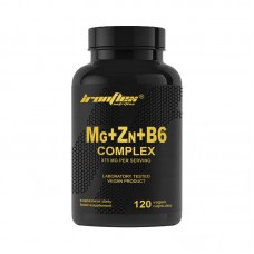Витамины и минералы IronFlex Mg+Zn+B6, 120 вегакапсул Витамины и минералы IronFlex Mg+Zn+B6, 120 вегакапсул