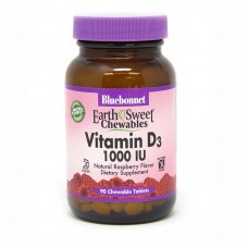 Bluebonnet Nutrition Earth Sweet Chewables Vitamin D3 1000 IU, 90 жевательных таблеток