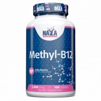 Витамины и минералы Haya Labs Methyl B12 1000 mcg, 100 таблеток Витамины и минералы Haya Labs Methyl B12 1000 mcg, 100 таблеток