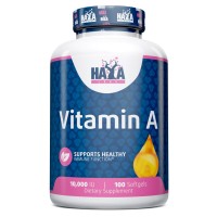 Haya Labs Vitamin A 10000 IU, 100 капсул Haya Labs Vitamin A 10000 IU, 100 капсул