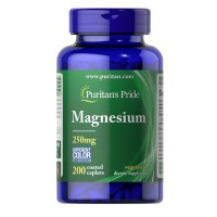 Витамины и минералы Puritan's Pride Magnesium 250 mg, 200 каплет Витамины и минералы Puritan's Pride Magnesium 250 mg, 200 каплет