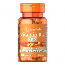 Витамины и минералы Puritan's Pride Vitamin K-2 (MenaQ7) 100 mcg, 30 капсул Витамины и минералы Puritan's Pride Vitamin K-2 (MenaQ7) 100 mcg, 30 капсул