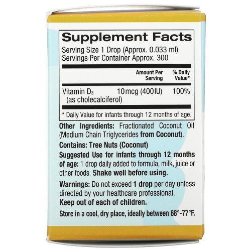 California Gold Nutrition Витамины и минералы California Gold Nutrition Baby Vitamin D3 400 IU, 10 мл CN13259 California Gold Nutrition Витамины и минералы California Gold Nutrition Baby Vitamin D3 400 IU, 10 мл CN13259