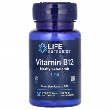 Life Extension Vitamin B12 1 mg, 60 пастилок