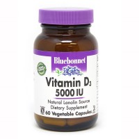 Витамины и минералы Bluebonnet Vitamin D3 5000 IU, 60 вегакапсул Витамины и минералы Bluebonnet Vitamin D3 5000 IU, 60 вегакапсул