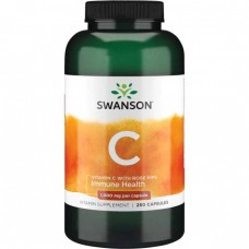 Swanson Vitamin C 1000 mg with Rose Hips, 250 капсул Swanson Vitamin C 1000 mg with Rose Hips, 250 капсул