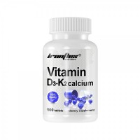 Витамины и минералы IronFlex Vitamin D3 + K2 Calcium, 100 таблеток Витамины и минералы IronFlex Vitamin D3 + K2 Calcium, 100 таблеток