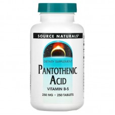 Витамины и минералы Source Naturals Pantothenic Acid 250 mg, 250 таблеток Витамины и минералы Source Naturals Pantothenic Acid 250 mg, 250 таблеток