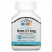 21st Century Iron 27 mg High-Potency, 110 таблеток CN12675 21st Century