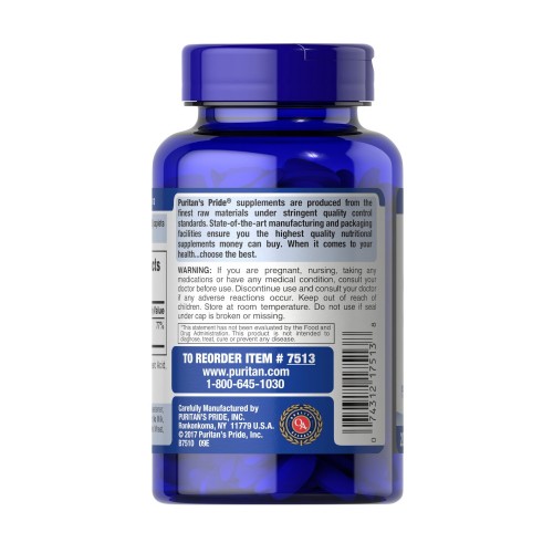 Puritan's Pride Calcium Citrate 200 mg, 200 каплет CN12867 Puritan's Pride Puritan's Pride Calcium Citrate 200 mg, 200 каплет CN12867 Puritan's Pride