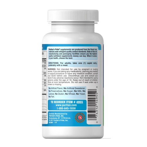 Витамины и минералы Puritan's Pride Diabetic Support Formula, 60 каплет CN12873 Витамины и минералы Puritan's Pride Diabetic Support Formula, 60 каплет CN12873
