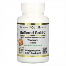 Витамины и минералы California Gold Nutrition Vitamin C 750 mg, 60 вегакапсул Витамины и минералы California Gold Nutrition Vitamin C 750 mg, 60 вегакапсул